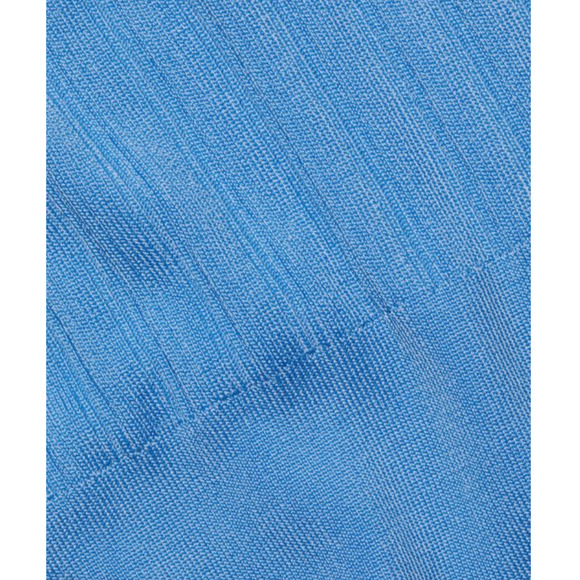 Rag & Bone Dawson Polo Dress Ribbed Knit Stretch Blue Long Sleeve Slit XLarge - Picture 10 of 13